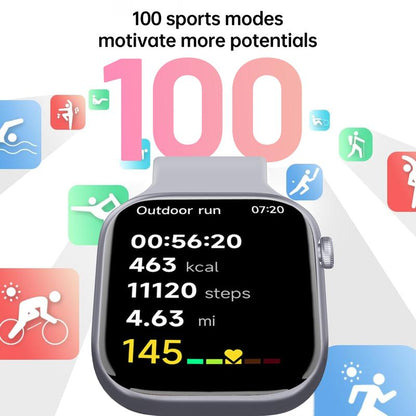 2025 Fashion Touch Screen Smart Watch for Men Women, Smartwatch with Call Function, Messages Reminder, Multifunctional Fitness Watch with 100+ Sports Modes, Activity Tracker, DIY Watch Dials, Waterproof Watch for Android Iphone