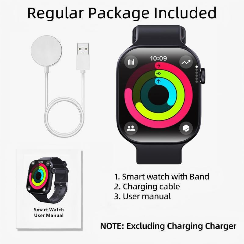 2025 Fashion Touch Screen Smart Watch for Men Women, Smartwatch with Call Function, Messages Reminder, Multifunctional Fitness Watch with 100+ Sports Modes, Activity Tracker, DIY Watch Dials, Waterproof Watch for Android Iphone