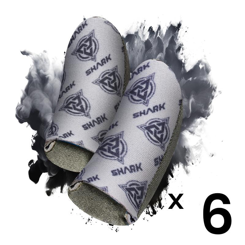 Bluewow Mobile Gaming Finger Sleeves Ultimate Precision Comfort Anti-Sweat Breathable Thumbs Cover Superconductive Silverfiber Esports Controller Thumbsticks for Game Console Accessories