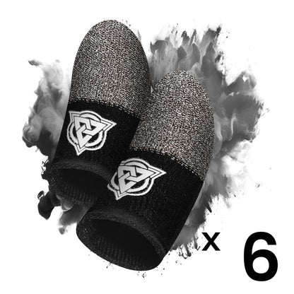 Bluewow Mobile Gaming Finger Sleeves Ultimate Precision Comfort Anti-Sweat Breathable Thumbs Cover Superconductive Silverfiber Esports Controller Thumbsticks for Game Console Accessories