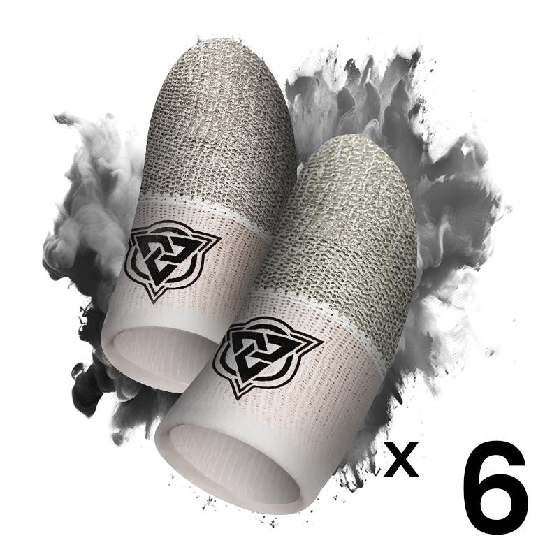 Bluewow Mobile Gaming Finger Sleeves Ultimate Precision Comfort Anti-Sweat Breathable Thumbs Cover Superconductive Silverfiber Esports Controller Thumbsticks for Game Console Accessories