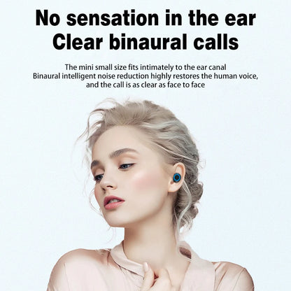 Y50 Bluetooth Headset TWS Binaural in Ear 5.0 Touch Intelligent Noise Reduction Stereo Wireless Sports Headset