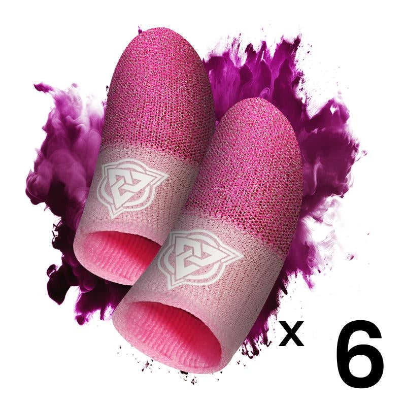 Bluewow Mobile Gaming Finger Sleeves Ultimate Precision Comfort Anti-Sweat Breathable Thumbs Cover Superconductive Silverfiber Esports Controller Thumbsticks for Game Console Accessories