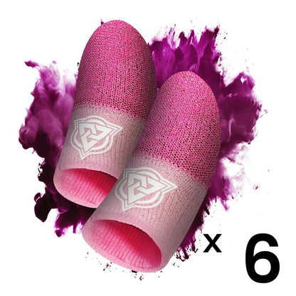 Bluewow Mobile Gaming Finger Sleeves Ultimate Precision Comfort Anti-Sweat Breathable Thumbs Cover Superconductive Silverfiber Esports Controller Thumbsticks for Game Console Accessories