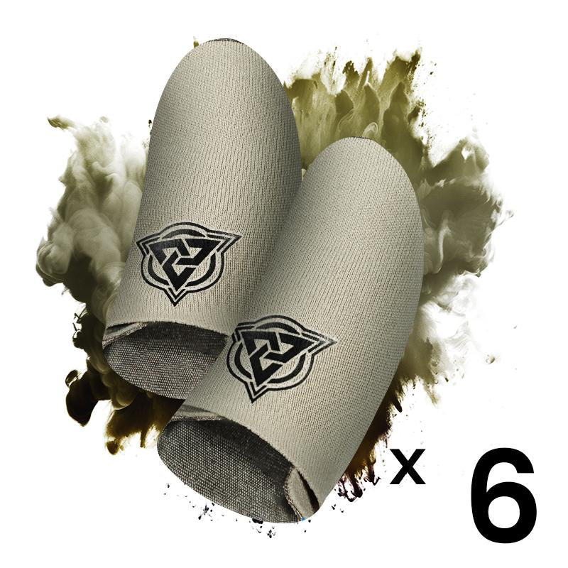 Bluewow Mobile Gaming Finger Sleeves Ultimate Precision Comfort Anti-Sweat Breathable Thumbs Cover Superconductive Silverfiber Esports Controller Thumbsticks for Game Console Accessories