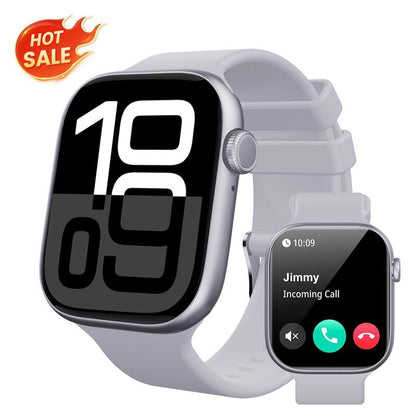 2025 Fashion Touch Screen Smart Watch for Men Women, Smartwatch with Call Function, Messages Reminder, Multifunctional Fitness Watch with 100+ Sports Modes, Activity Tracker, DIY Watch Dials, Waterproof Watch for Android Iphone