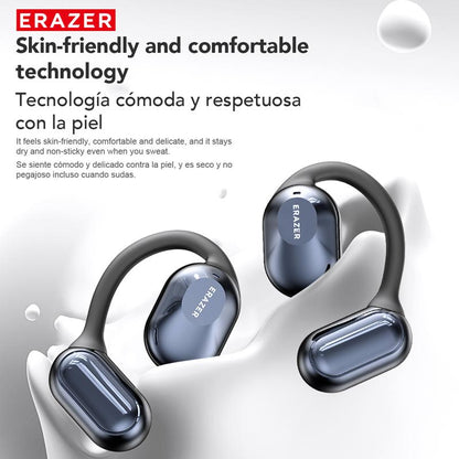 Open Bluetooth Headset HIFI Sound Quality Music Wireless Headset Gaming Low Latency Wireless Headset IPX5 Waterproof OWS Headset Comfortable to Wear Headset Touch Built-In Microphone Headset Supports Ios and Android