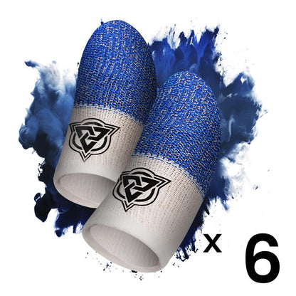 Bluewow Mobile Gaming Finger Sleeves Ultimate Precision Comfort Anti-Sweat Breathable Thumbs Cover Superconductive Silverfiber Esports Controller Thumbsticks for Game Console Accessories