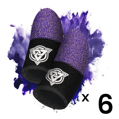 Bluewow Mobile Gaming Finger Sleeves Ultimate Precision Comfort Anti-Sweat Breathable Thumbs Cover Superconductive Silverfiber Esports Controller Thumbsticks for Game Console Accessories